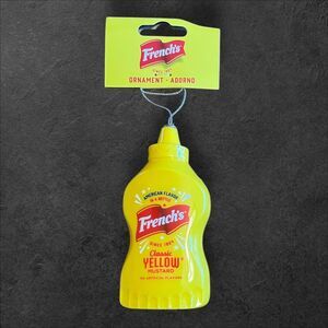 French's Classic Yellow Mustard Faux Food Christmas Holiday Ornament NWT